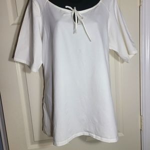 Torrid White Cotton Shirt